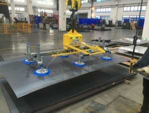 Thiết bị nâng hạ hút chân không cho tấm kim loại, nhựa, gỗ ...