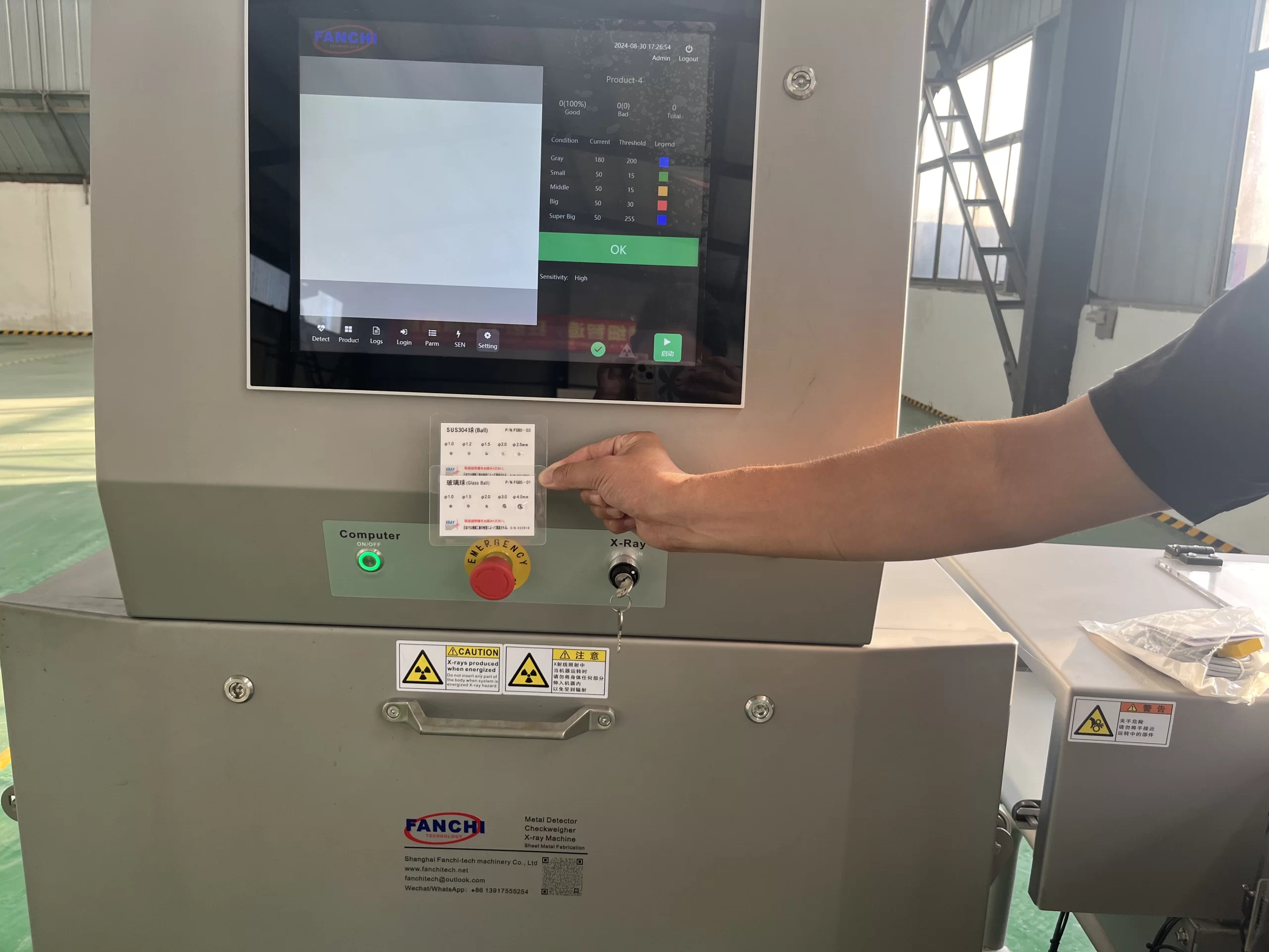 thiết bị test máy dò kim chuẩn