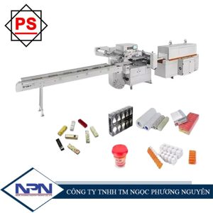Máy đóng gói ngang kết hợp co màng tự động cho hộp thuốc, hộp mỹ phẩm PS-FS-590