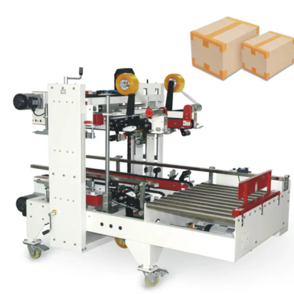Máy dán băng keo cạnh thùng carton tự động