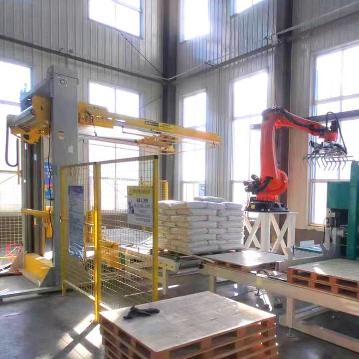 Robot xếp bao lên pallet 1 Robot xếp bao lên pallet