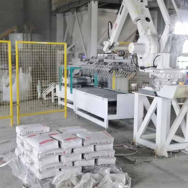 Robot xếp hàng lên pallet 4 Robot xếp hàng lên pallet