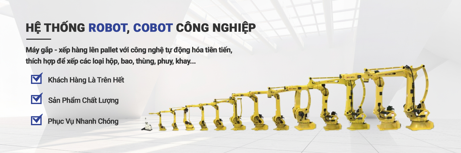 Banner hệ thống robot
